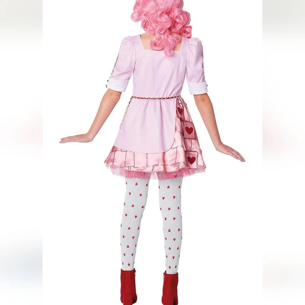 Disney Descendents The Rise Of Red Bridget Costume Dress With Wig Included NEW - Picture 2 of 9